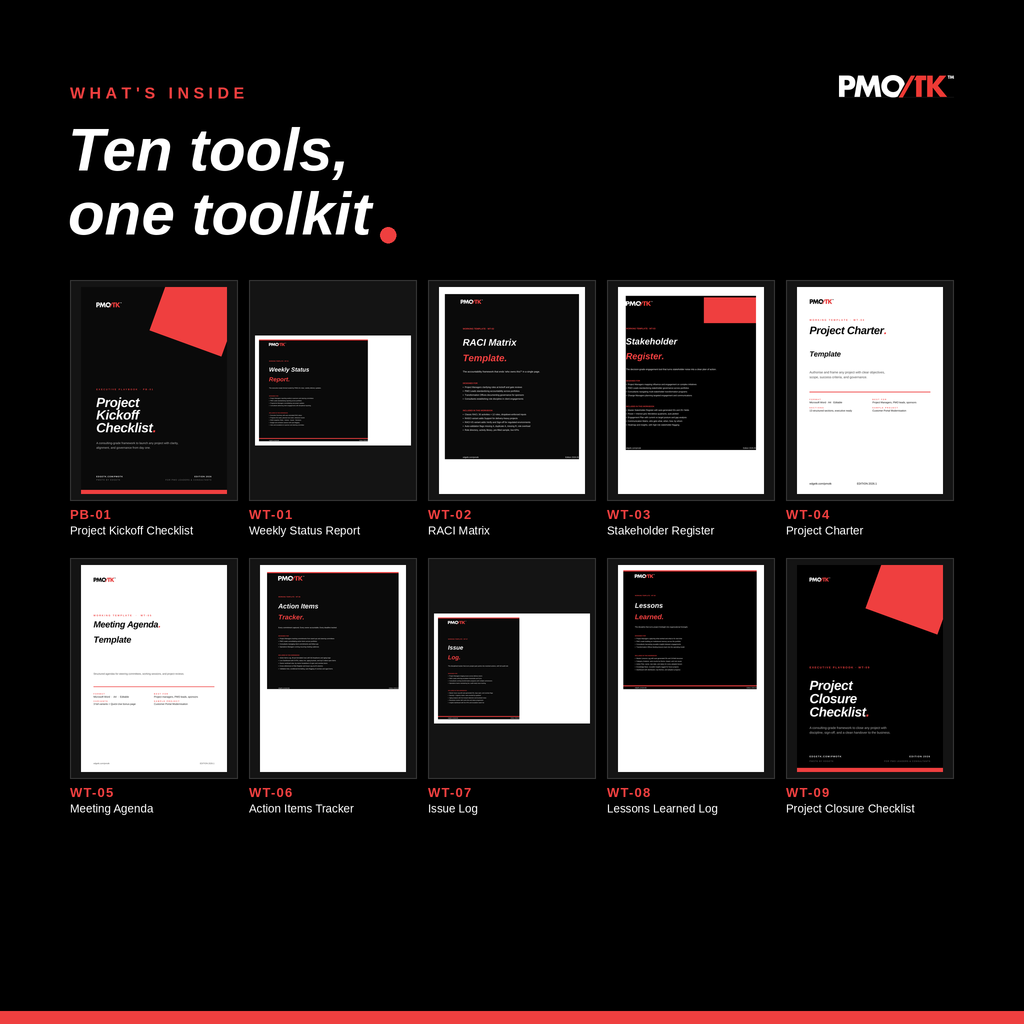 Project Manager Essentials Bundle