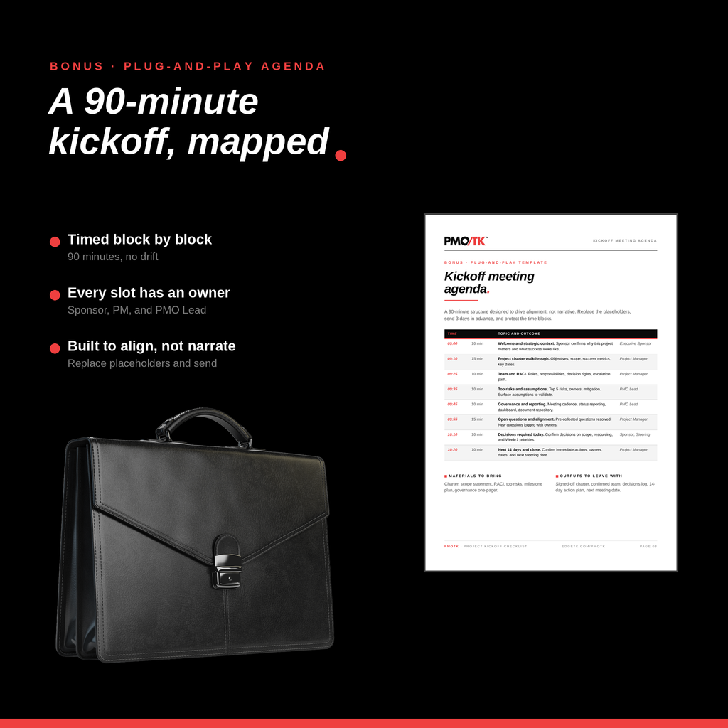 Project Kickoff Checklist