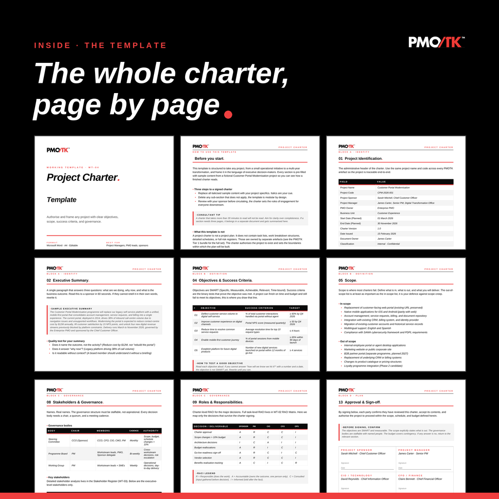 Project Charter Template