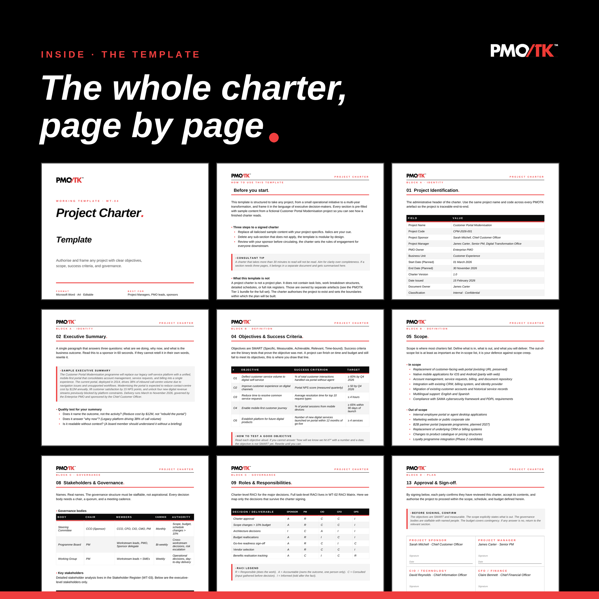 Project Charter Template