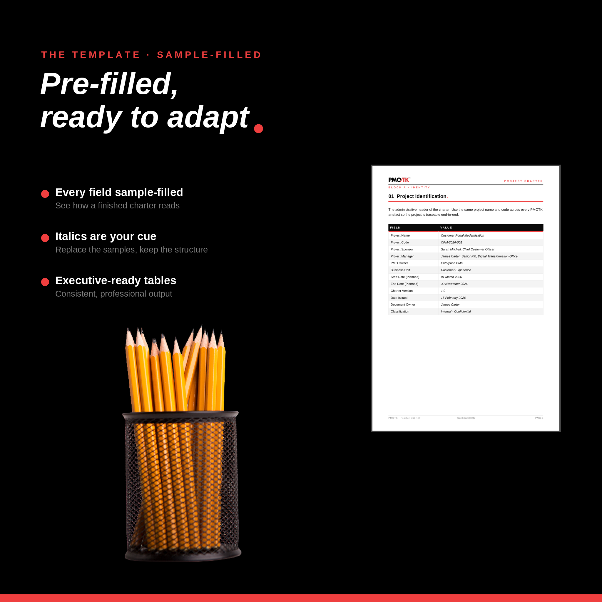 Project Charter Template