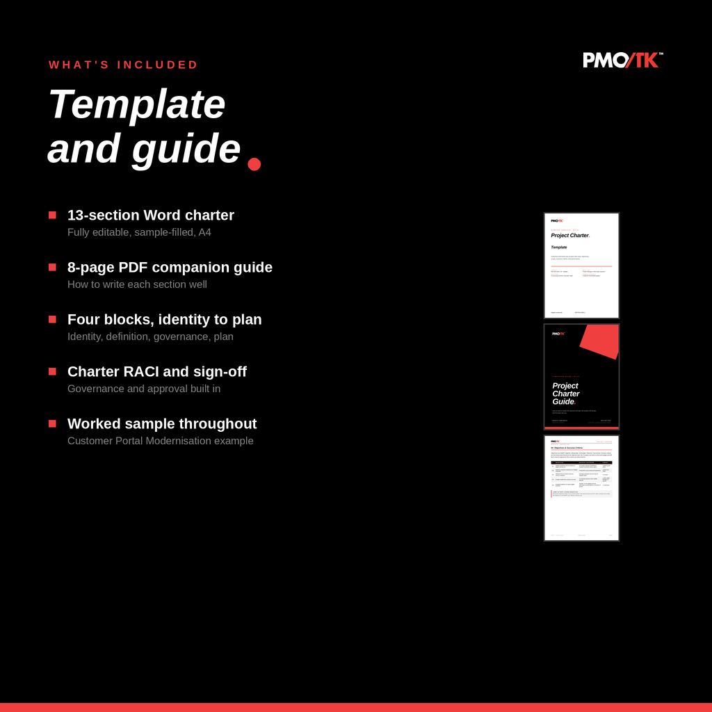 Project Charter Template