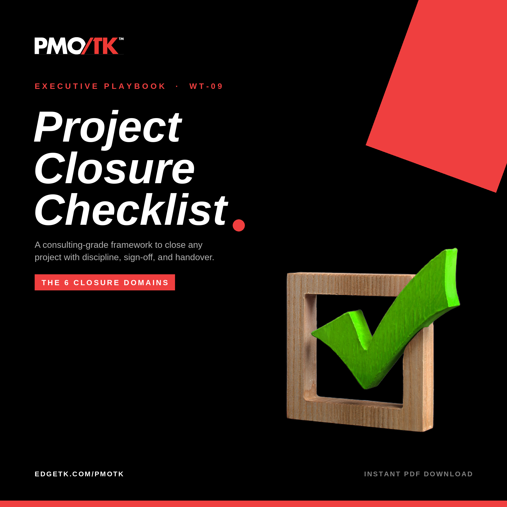 Project Closure Checklist