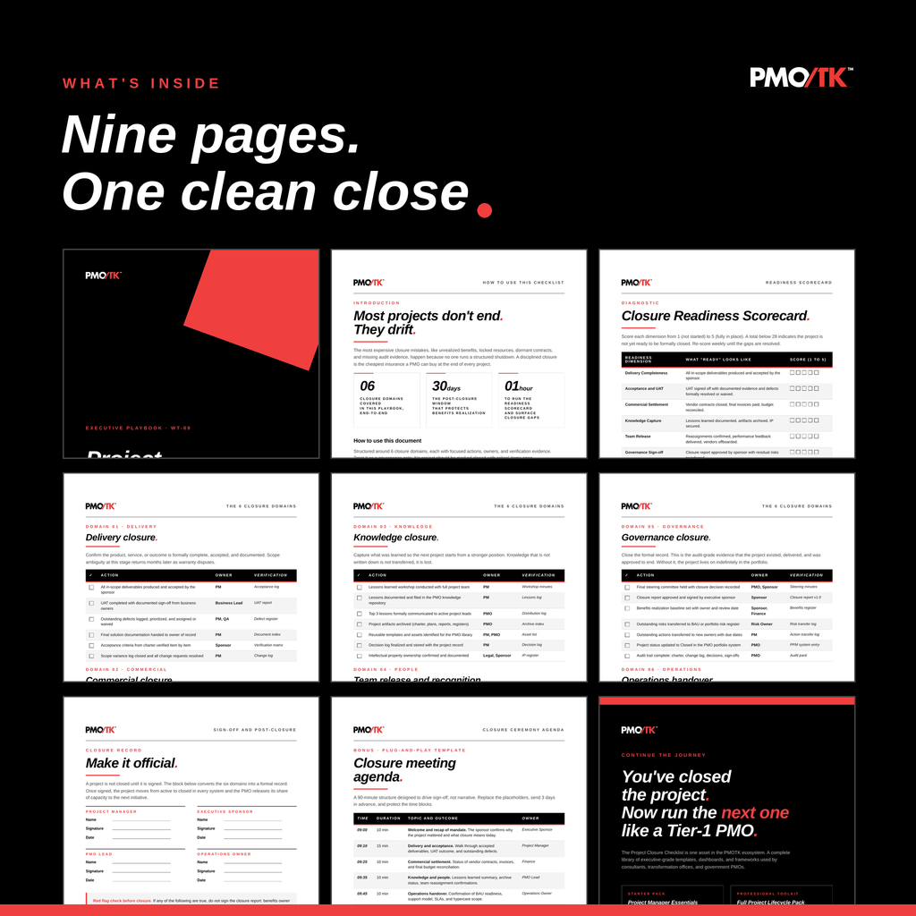 Project Closure Checklist
